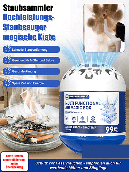 Munich Biotechnology Allzweck-Staubsaugerbox | Vollautomatische, geräuschlose Staubentfernung ✨50m² Abdeckung | 1 Jahr staubfrei | 1+1 GRATIS 🎁