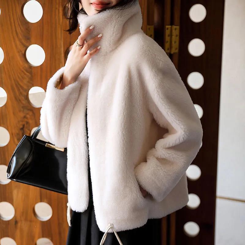 100% Wolle【Reversible, einfarbige Thermojacke】50% Rabatt.weich und flauschig, hält auch bei minus 20 Grad im Regen und Schnee warm