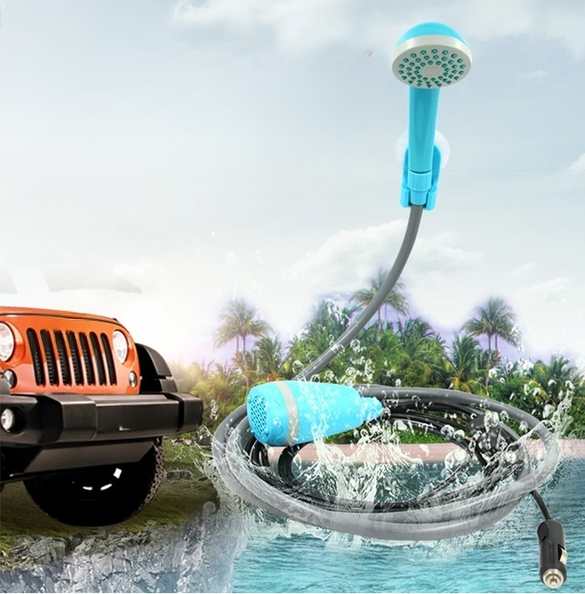 Multifunktionale tragbare elektrische Dusche