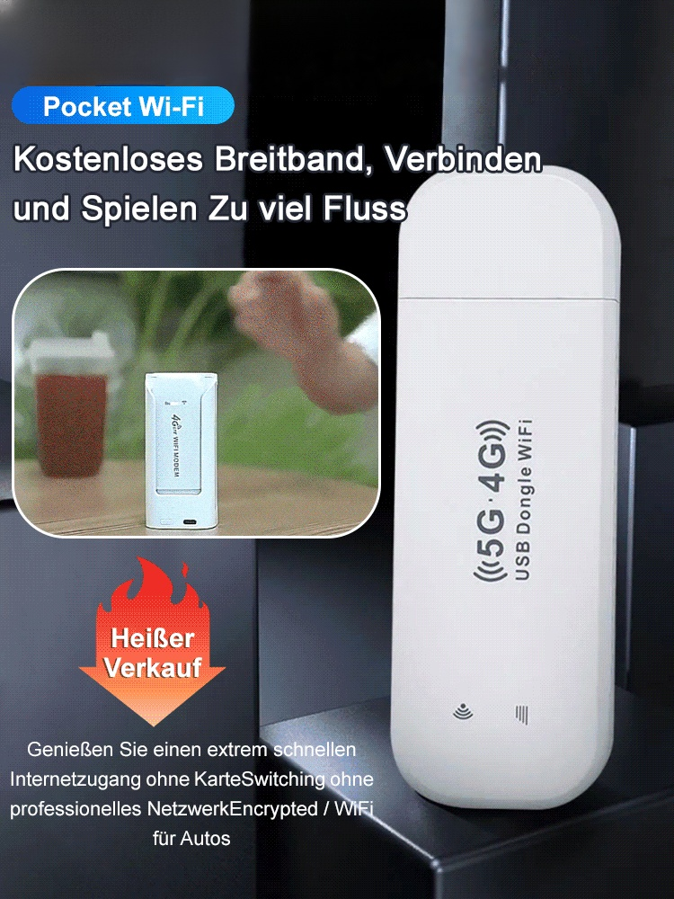 Drahtlose Internetkarte begleitet tragbares WIFI, 5G High-Speed-Internet, sorgenfreies Reisen.