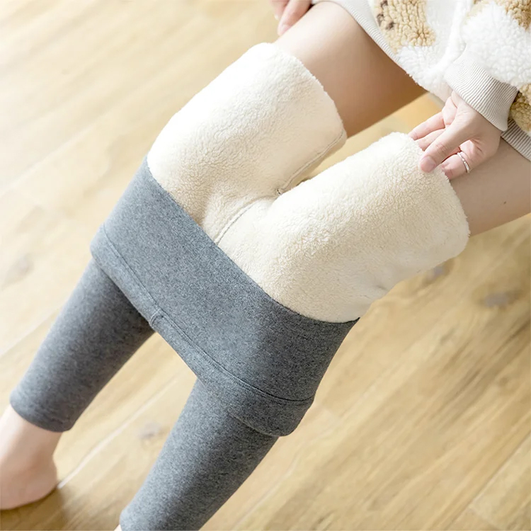 Originalware auf Lager【Leggings aus Lammkaschmir】50% Rabatt.Wärmeisoli