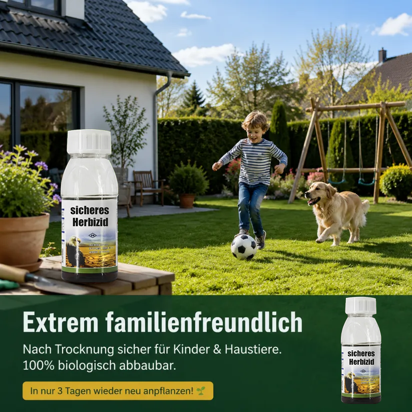 ✅👍Ultimatives Profi-Unkrautvernichter-Konzentrat: 1 Kappe für 1000 m² – Sichtbar in 3 Stunden & 3-fache Geld-zurück-Garantie！