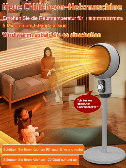 Monatliche Stromkosten von nur 1 Euro【Energiesparender Schnellheiz-Standheizkörper】50% Rabatt.