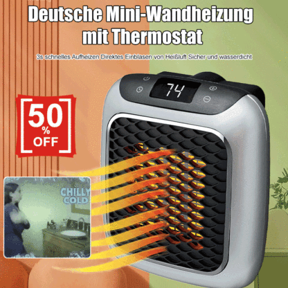 Monatliche Stromkosten von nur 1 Euro【Heizung Wandheizung】50% Rabatt.Konstante Temperatur, leise, zirkulierende Heizung.