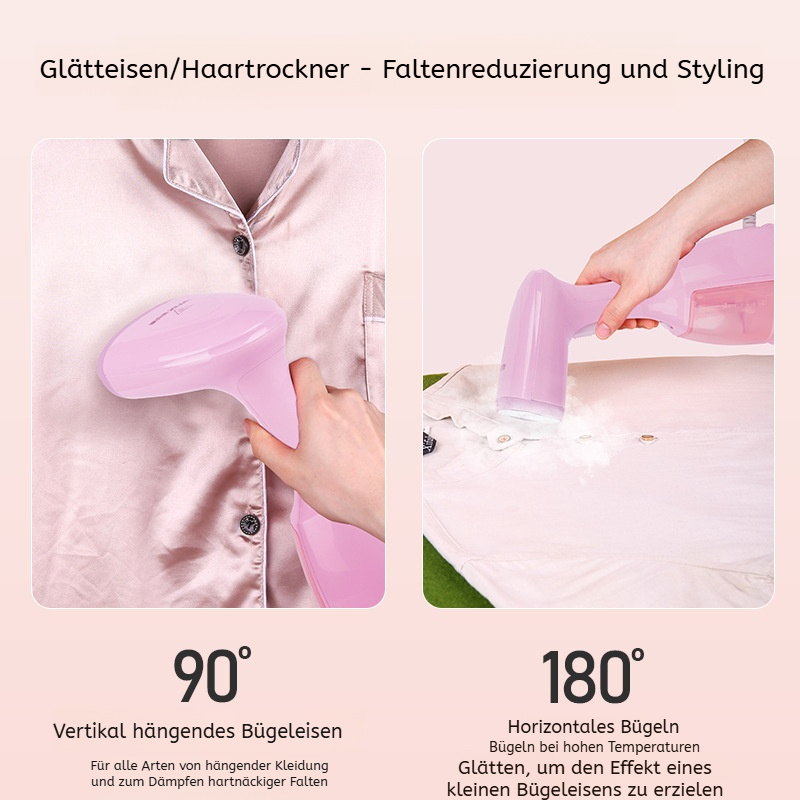 Tragbares Dampfbügeleisen für Zuhause, Faltenentferner, Handbügelmaschine OXO