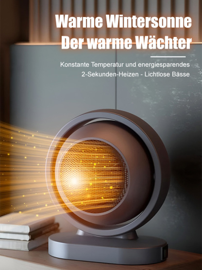 Nur 1 Euro Stromkosten für 7 Tage【Schnellaufheizender Lufterhitzer】50% Rabatt.3s Schnellerhitzung, energieeffizient und stromsparend!Greif zu!