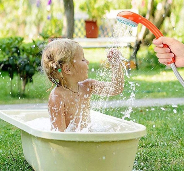 Multifunktionale tragbare elektrische Dusche