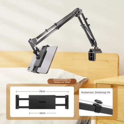 Multifunktionaler faltbarer Handyhalter iPad Tablet Desktop Bett Kopfteil verwendbare Halterung