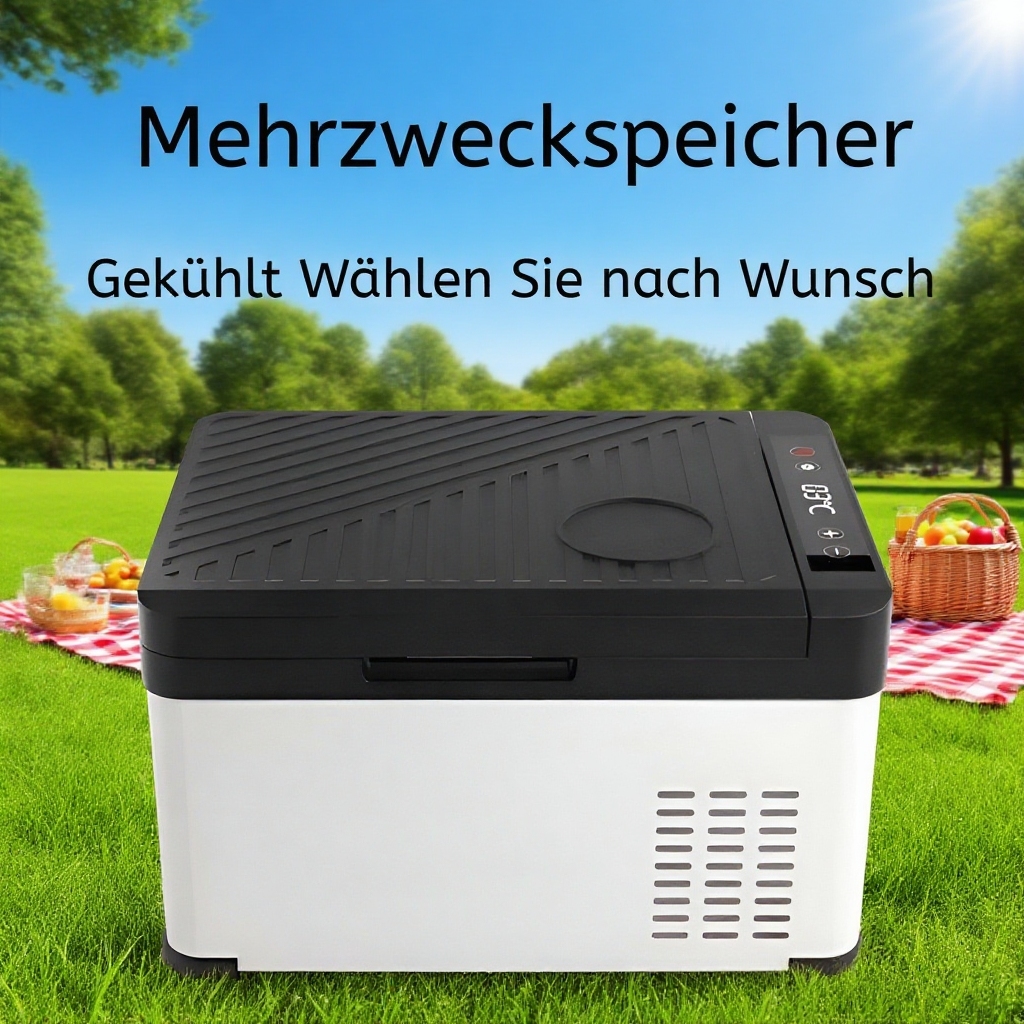 Kompressor-Kühlbox für Auto und Zuhause, 12V/24V, Gefrierschrank für LKW und PKW