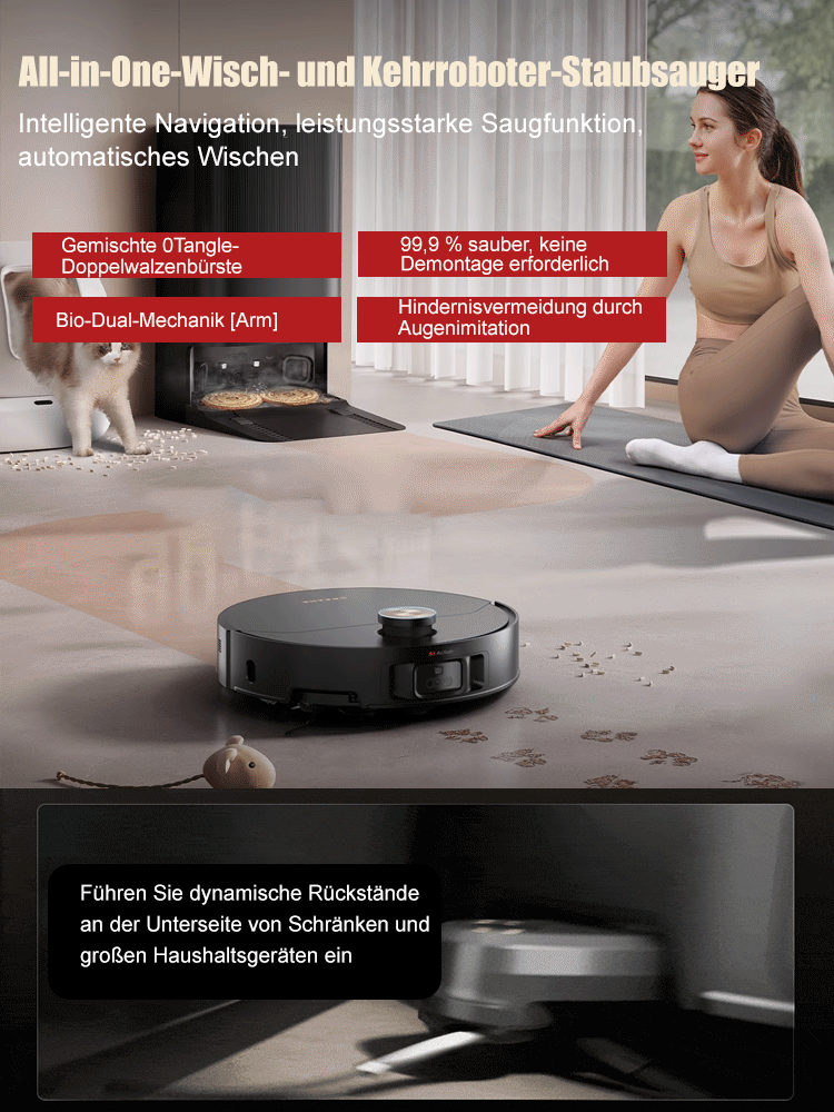 Lidar-Kehrmaschine【Die meistverkaufte intelligente Saugroboter im Kaufland-Supermarkt】