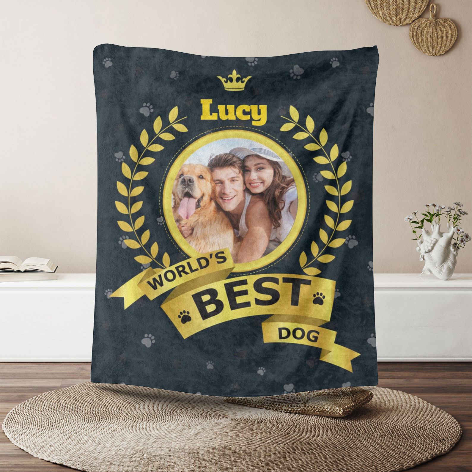 WORLD'S BEST DOG/CAT Personalized Blanket