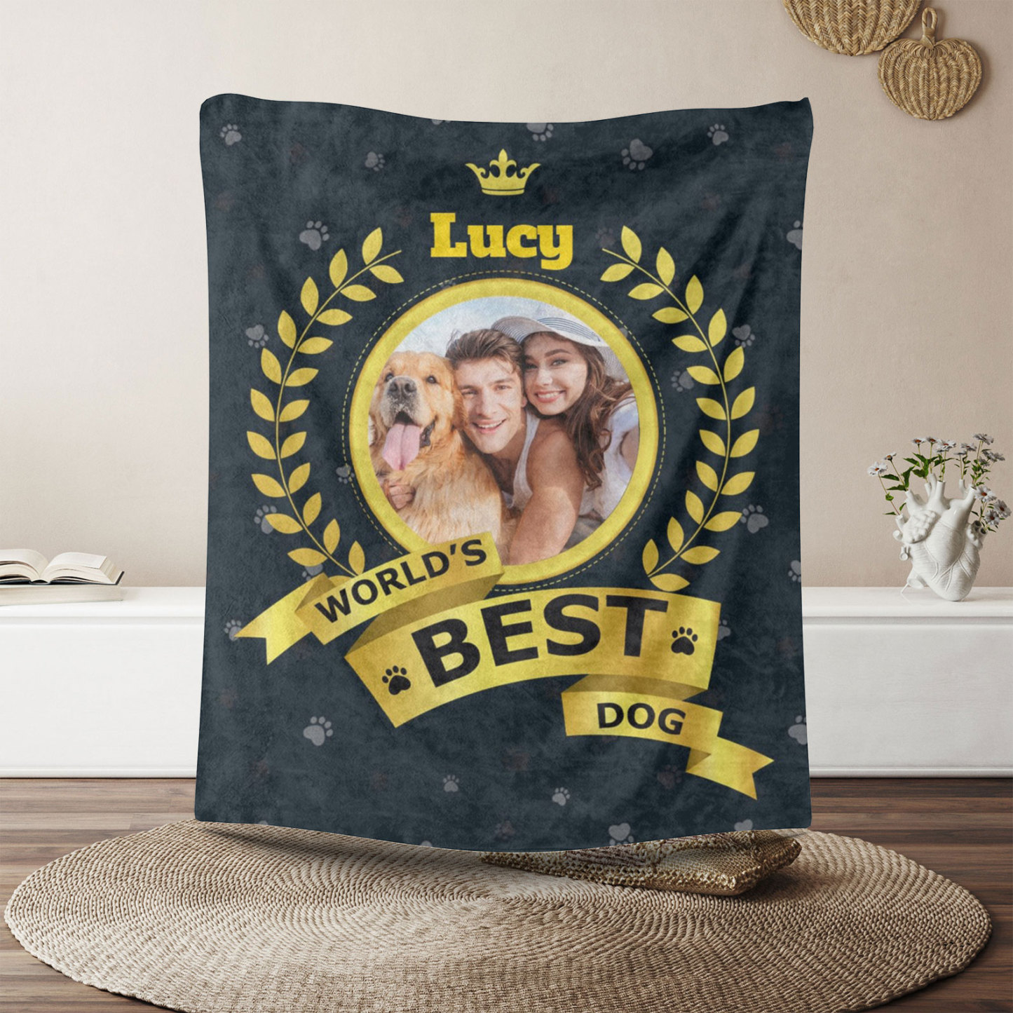 WORLD'S BEST DOG/CAT Personalized Blanket