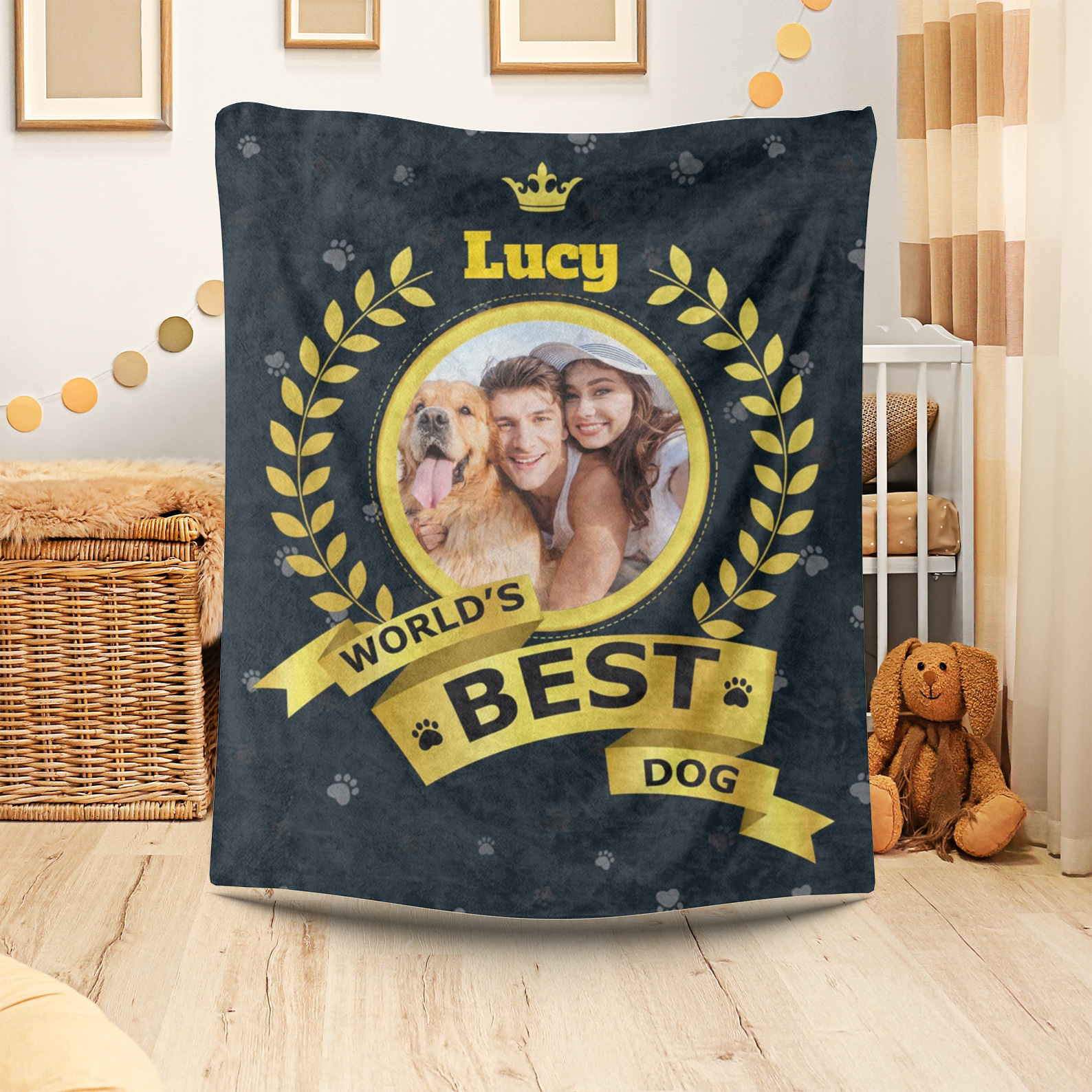 WORLD'S BEST DOG/CAT Personalized Blanket