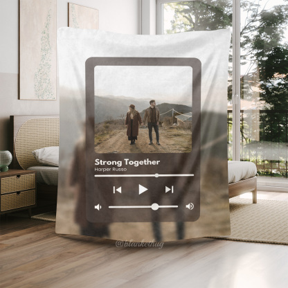 Custom Music Blanket Photo Blanket