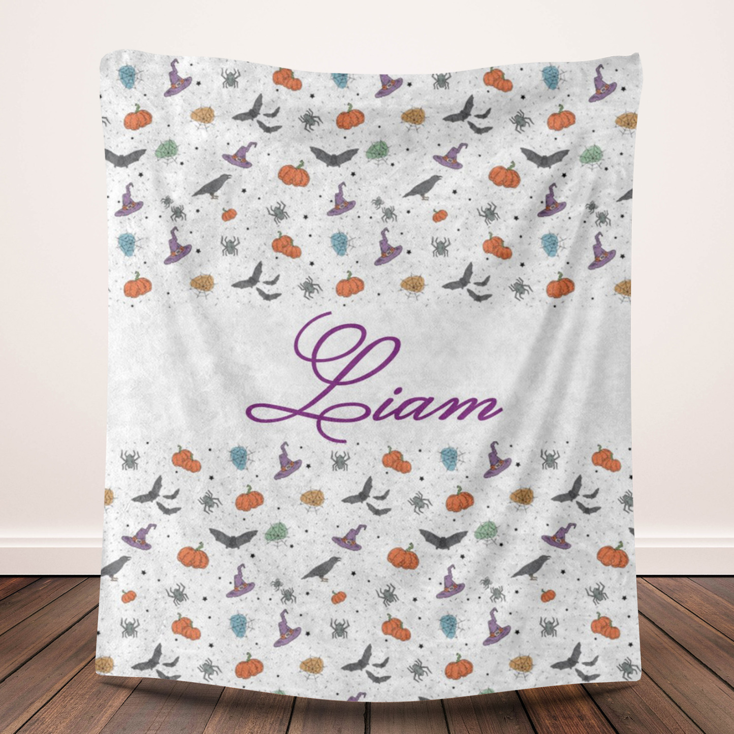 Customizable Pattern Blanket With Name