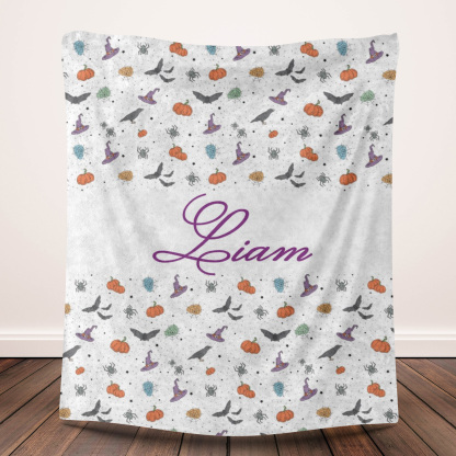 Customizable Pattern Blanket With Name