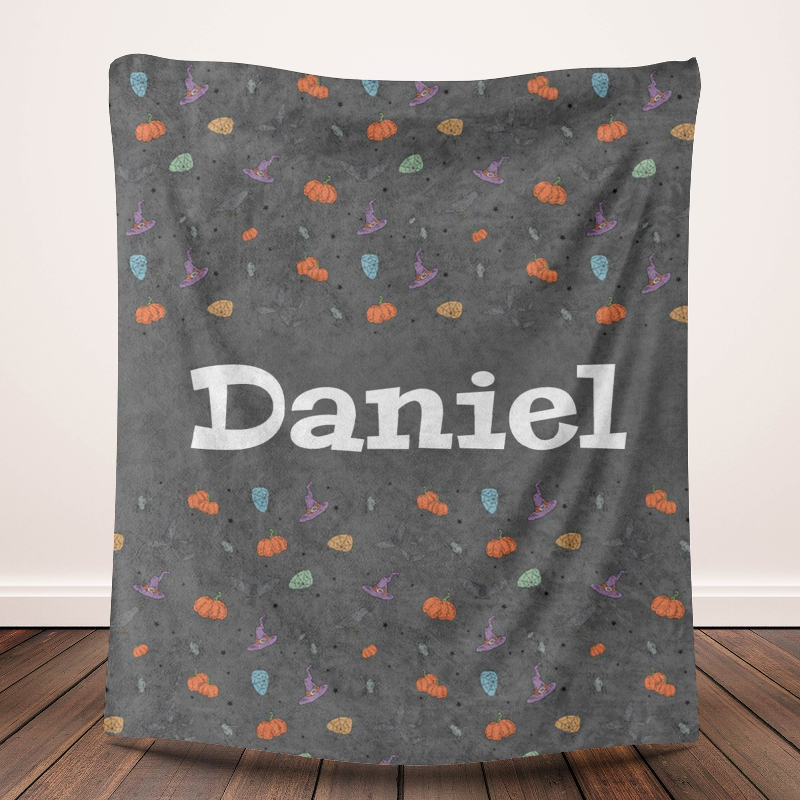 Customizable Pattern Blanket With Name