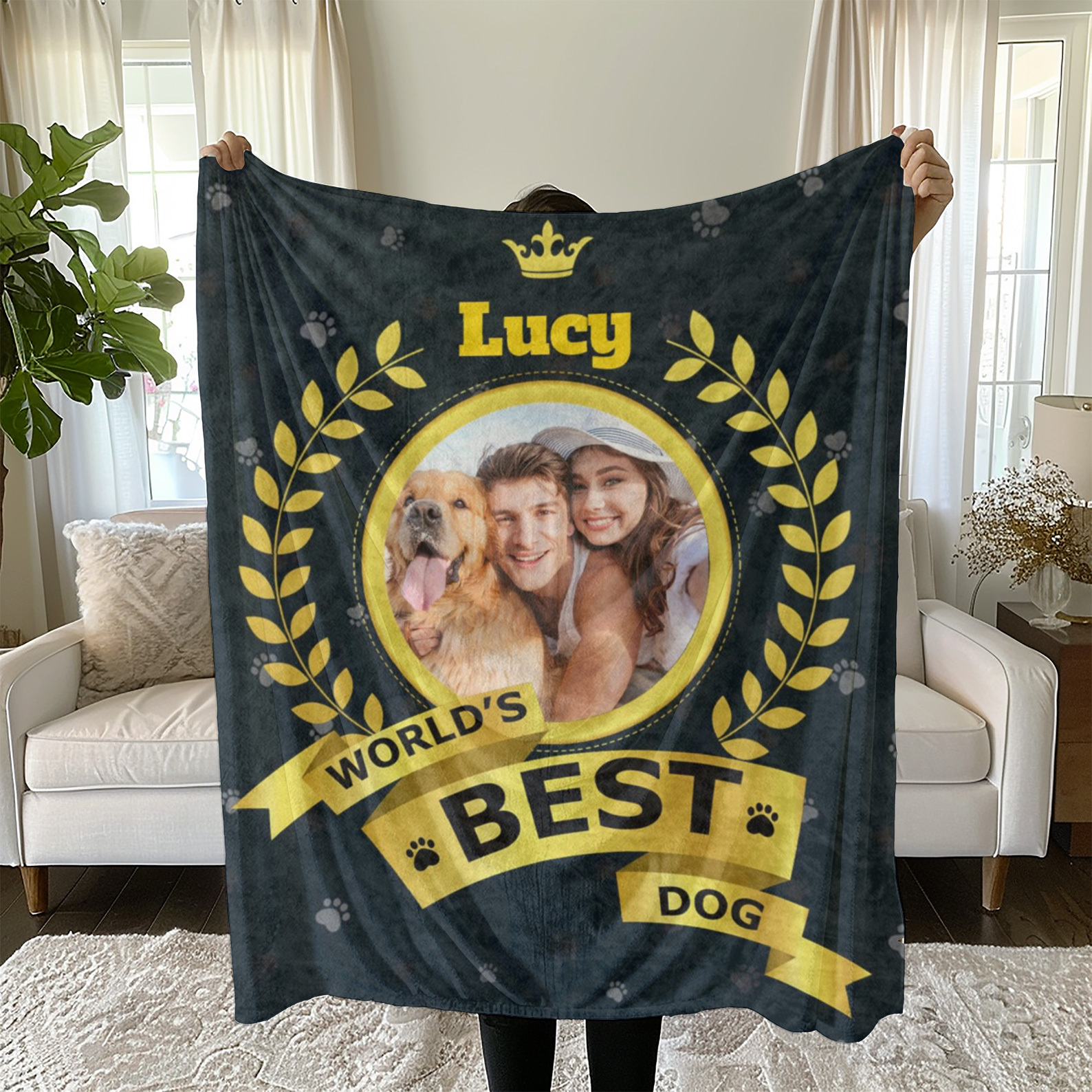 WORLD'S BEST DOG/CAT Personalized Blanket