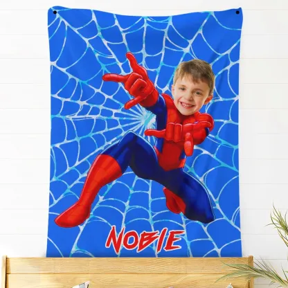 Custom Blankets Personalized Customized Superhero Fleece Blankets
