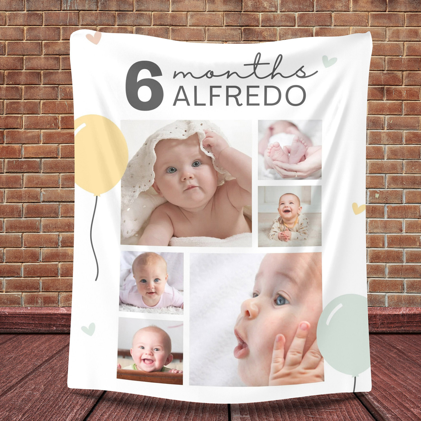 Custom Photos Warm Fleece Blanket for Baby Kids