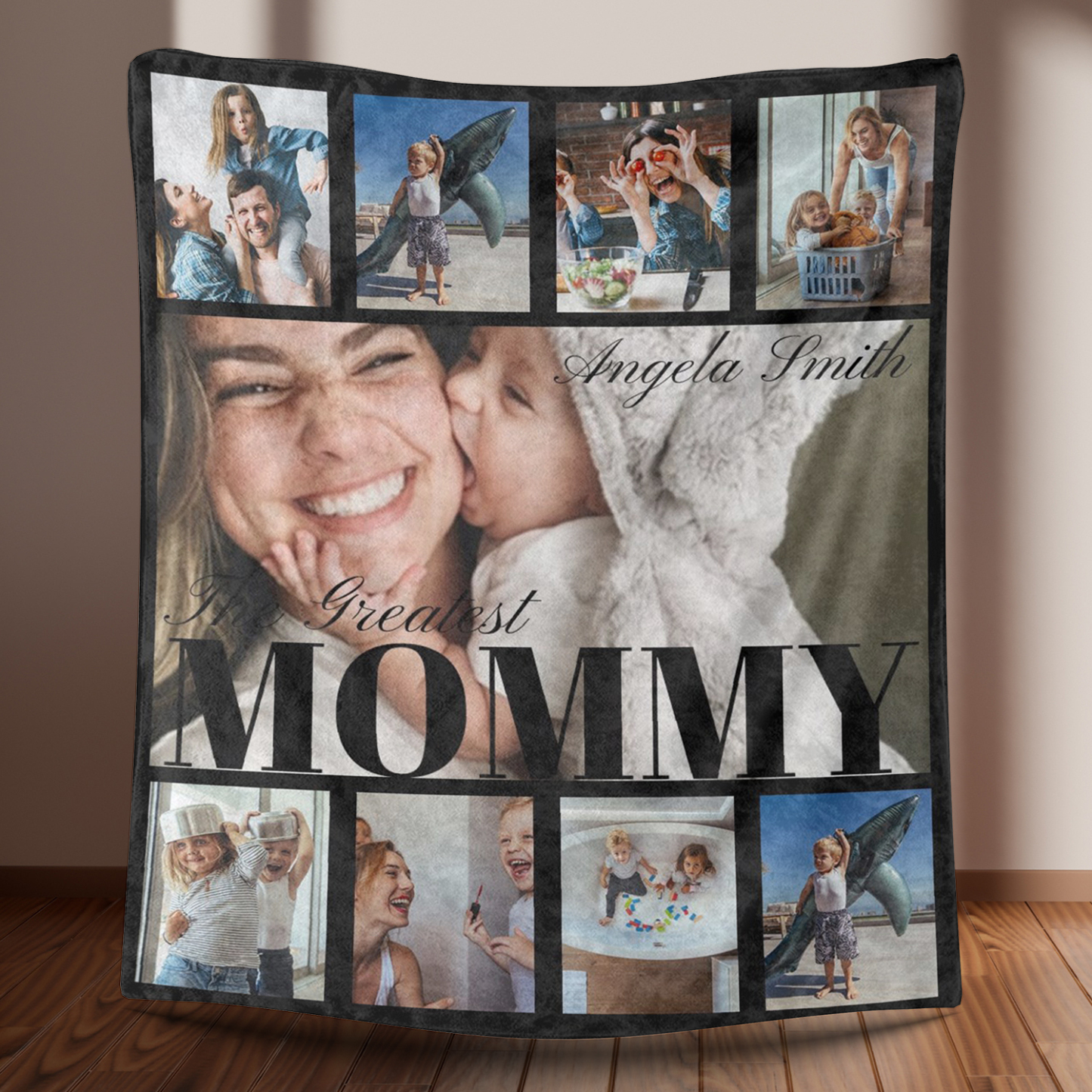 Personalized 9 Photos The Greatest Mother Fleece Blankets