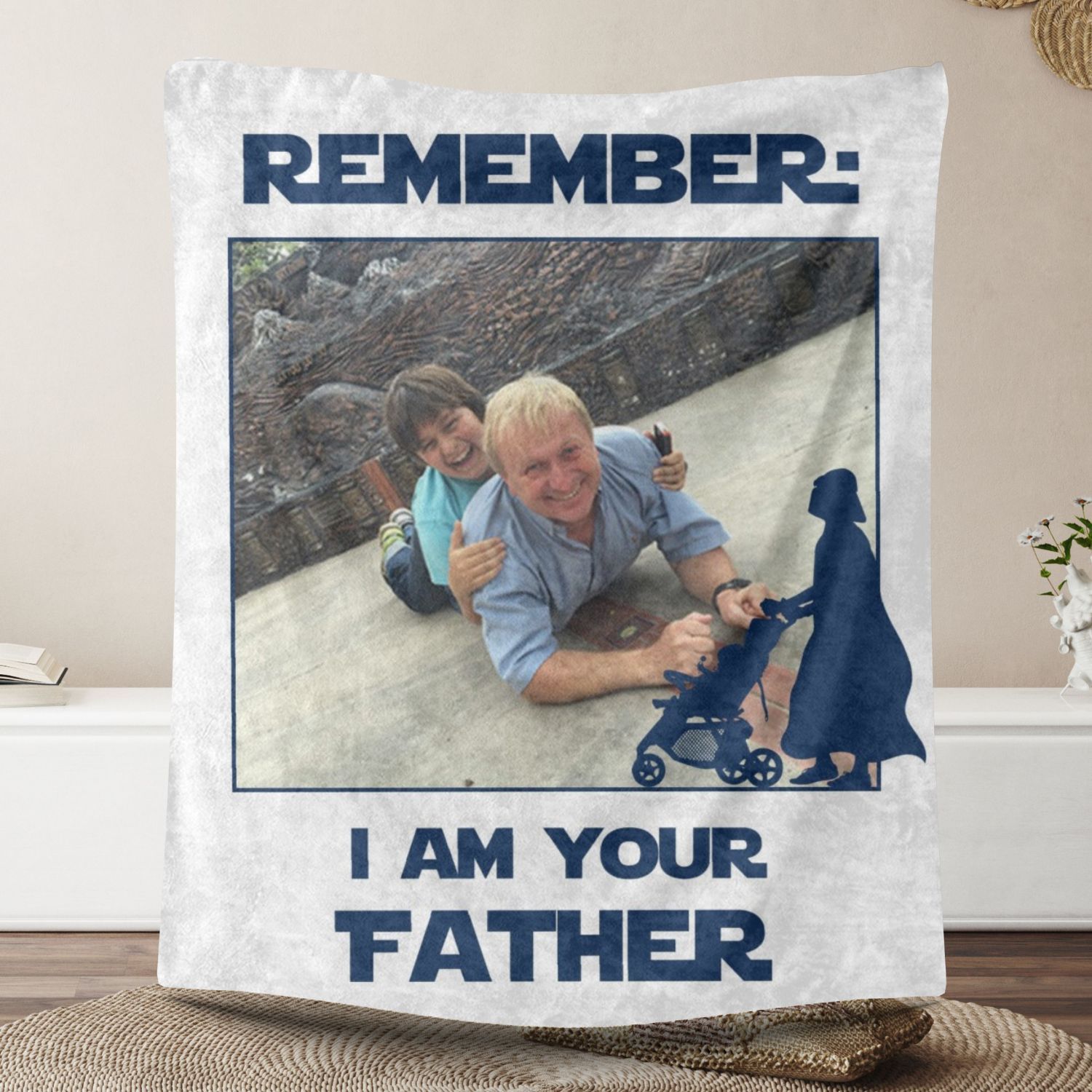 Remember I am Your Father 1 Photo Fleece Blankets