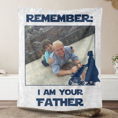 Remember I am Your Father 1 Photo Fleece Blankets
