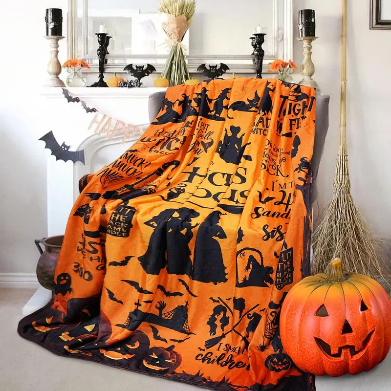 Movie Witch Halloween Blanket