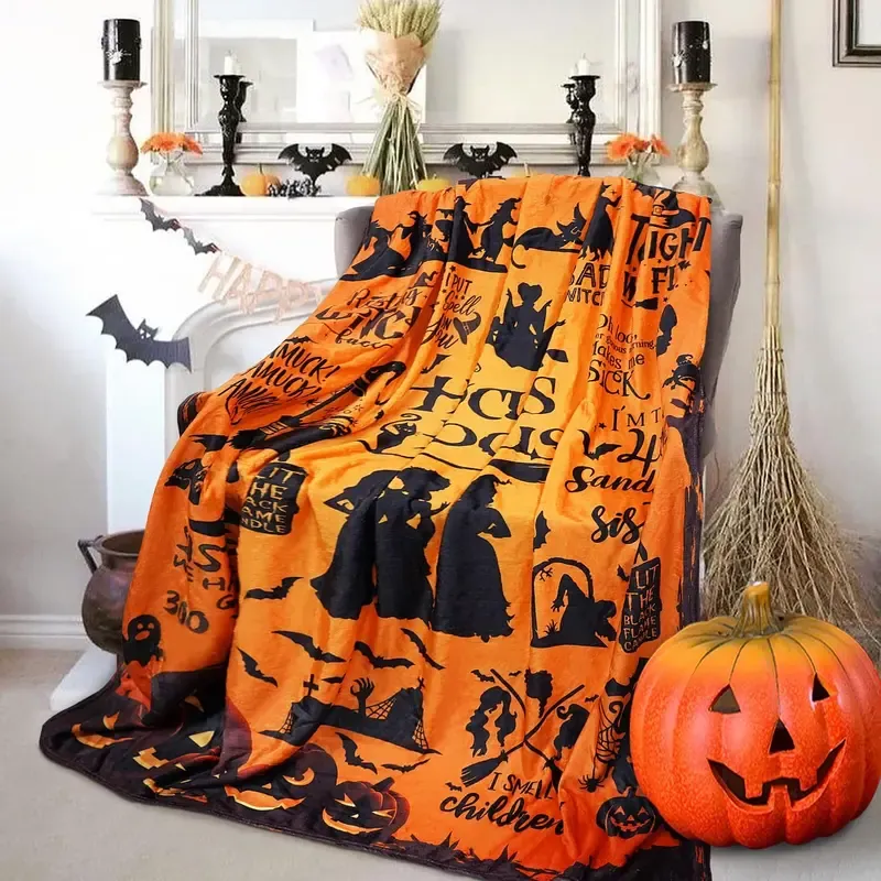 Movie Witch Halloween Blanket