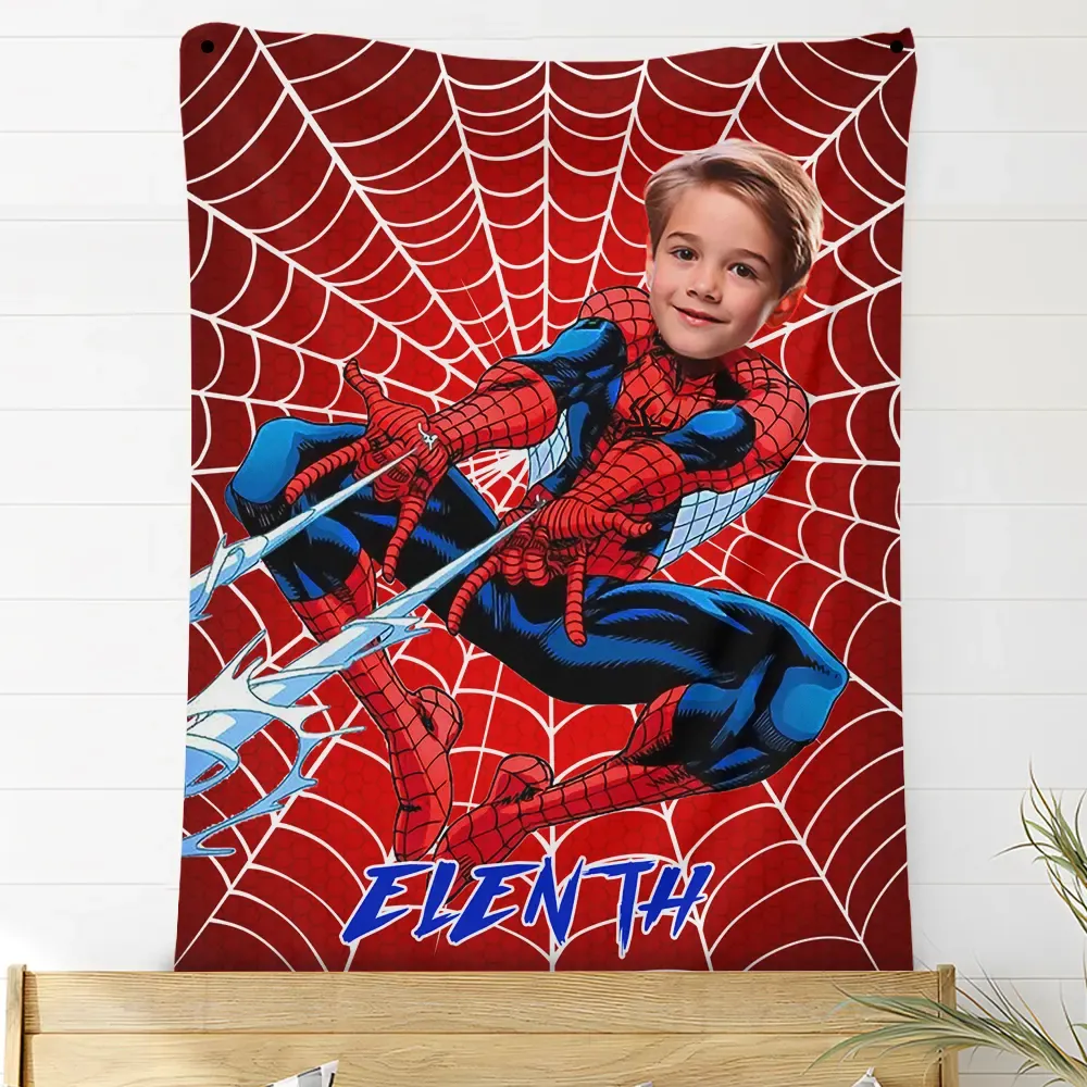 Personalized Superhero Blankets for Kids