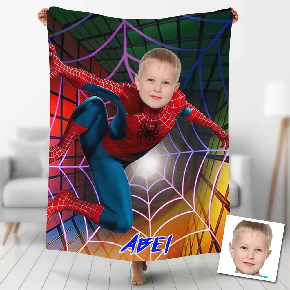 Custom Blankets Personalized Customized Superhero Fleece Blankets