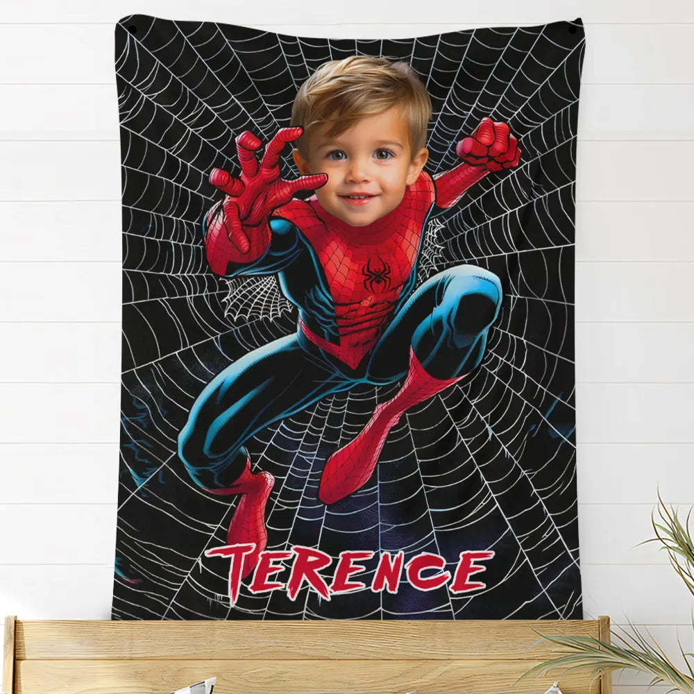 Personalized Cool Superhero Blankets
