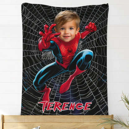 Personalized Cool Superhero Blankets