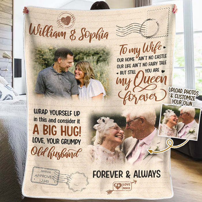 Consider It A Big Hug - Personalized Custom Blanket 