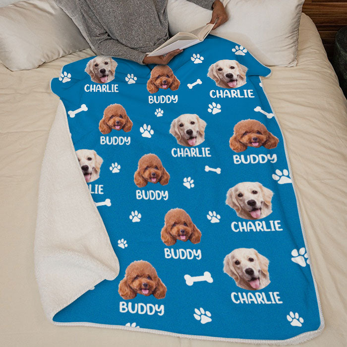 Love Has Four Paws - Personalized Custom Blanket