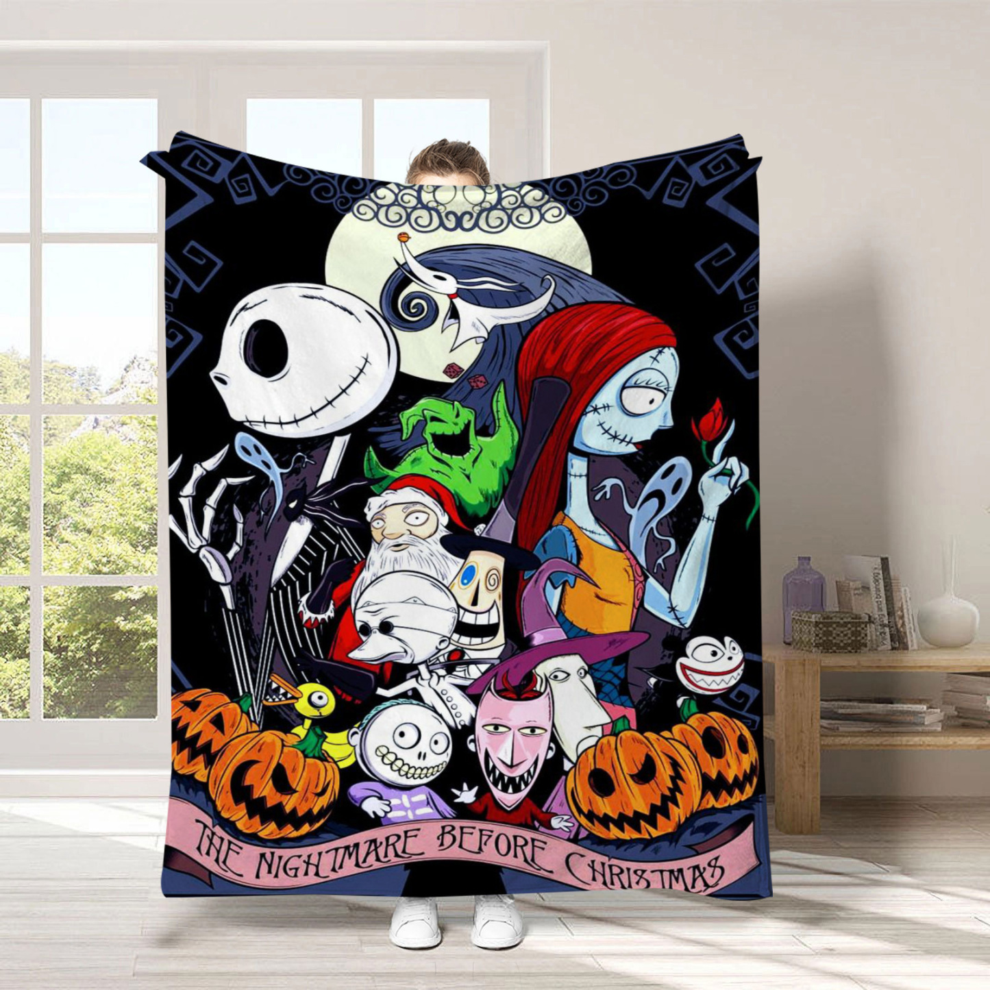 Halloween Christmas Blanket Cozy Soft Blanket 