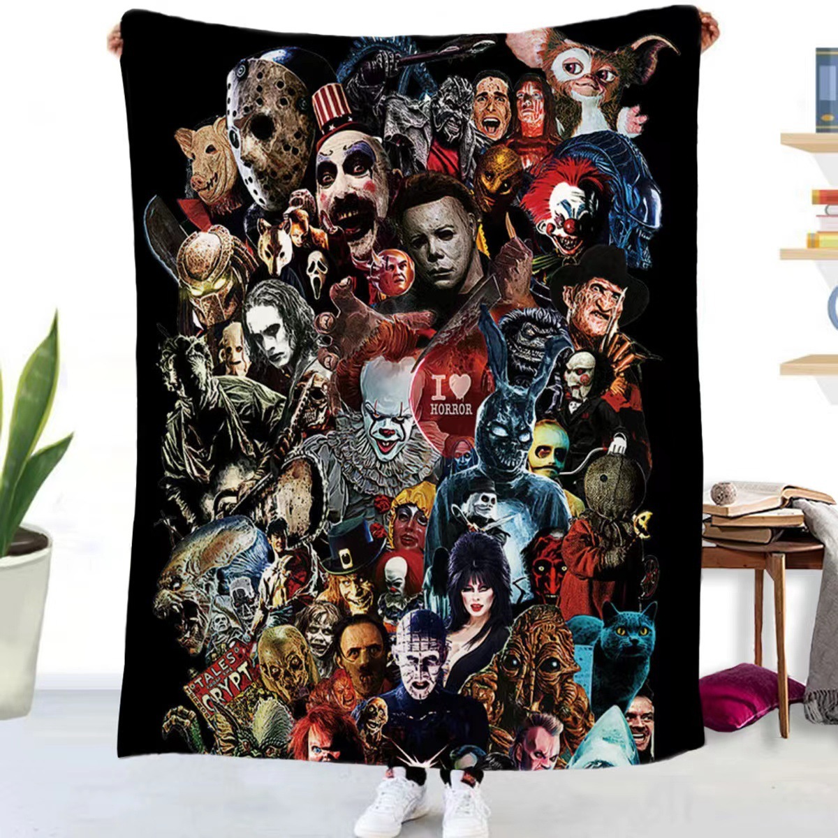 Horror Movie Characters Blanket