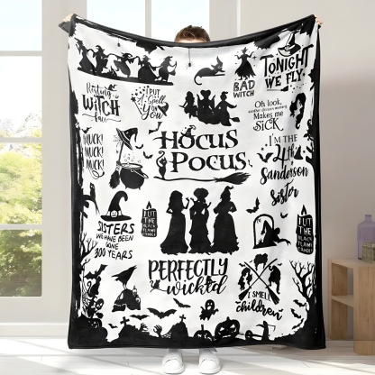 Halloween Themed Witch Blanket