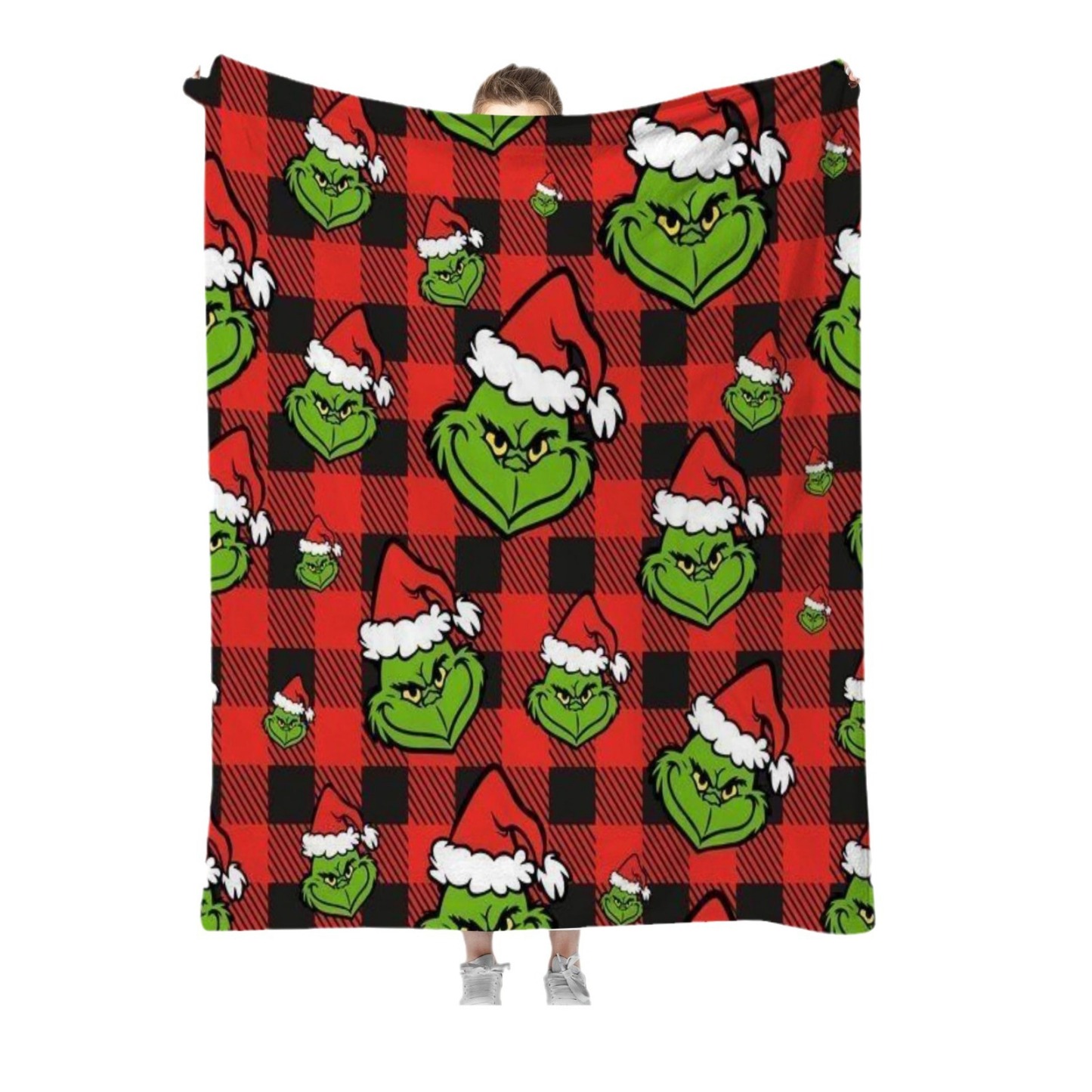 Christmas Anime Cartoon Throw Blanket