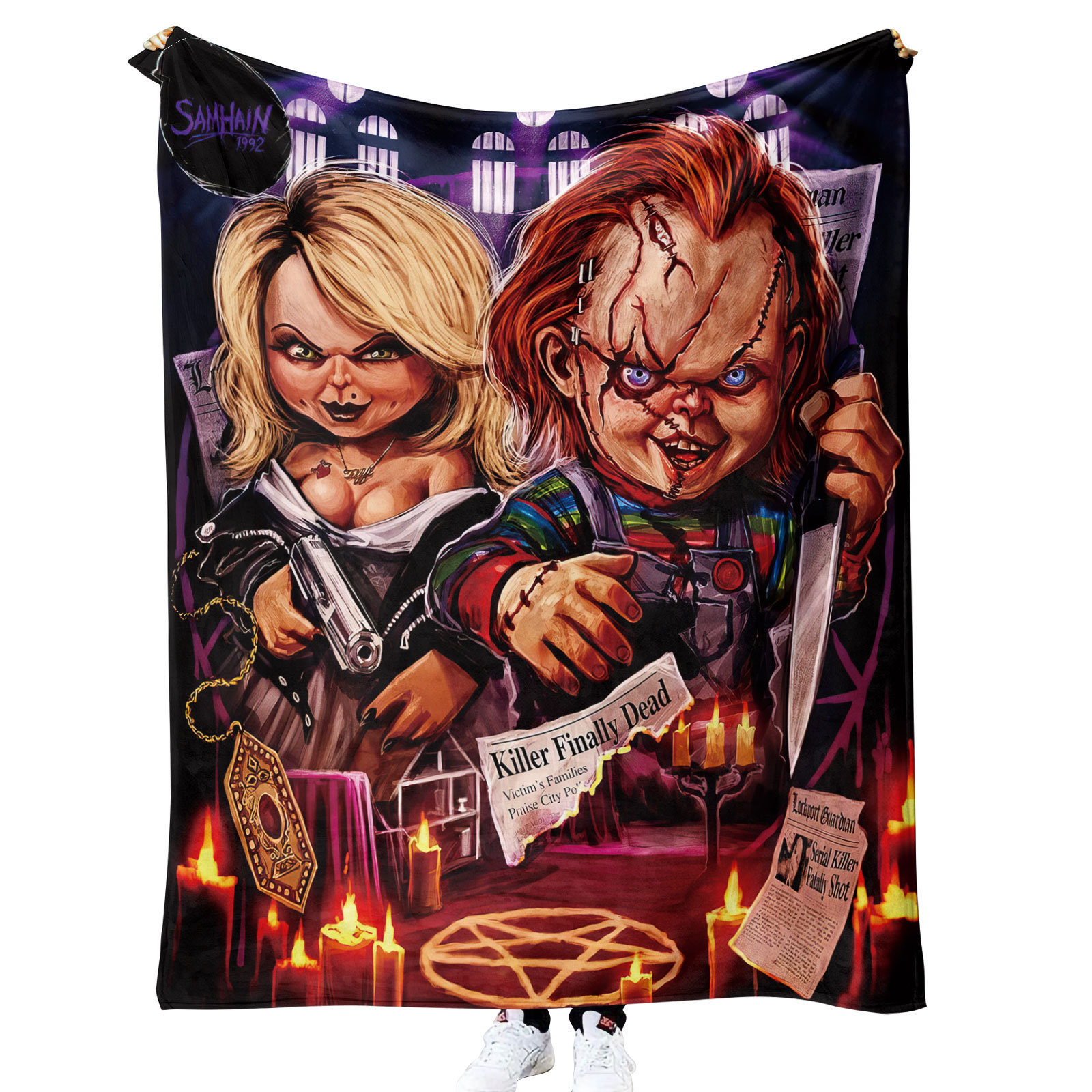 Halloween Bedding, Horror Blanket