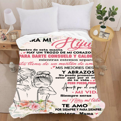 Room Decor Modern Style Letter Print Soft Flannel Blanket 