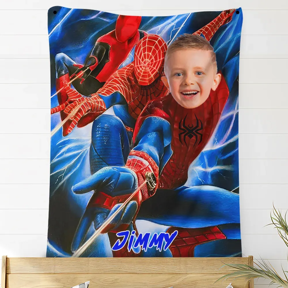 Personalized Kids Photo Blanket Gift