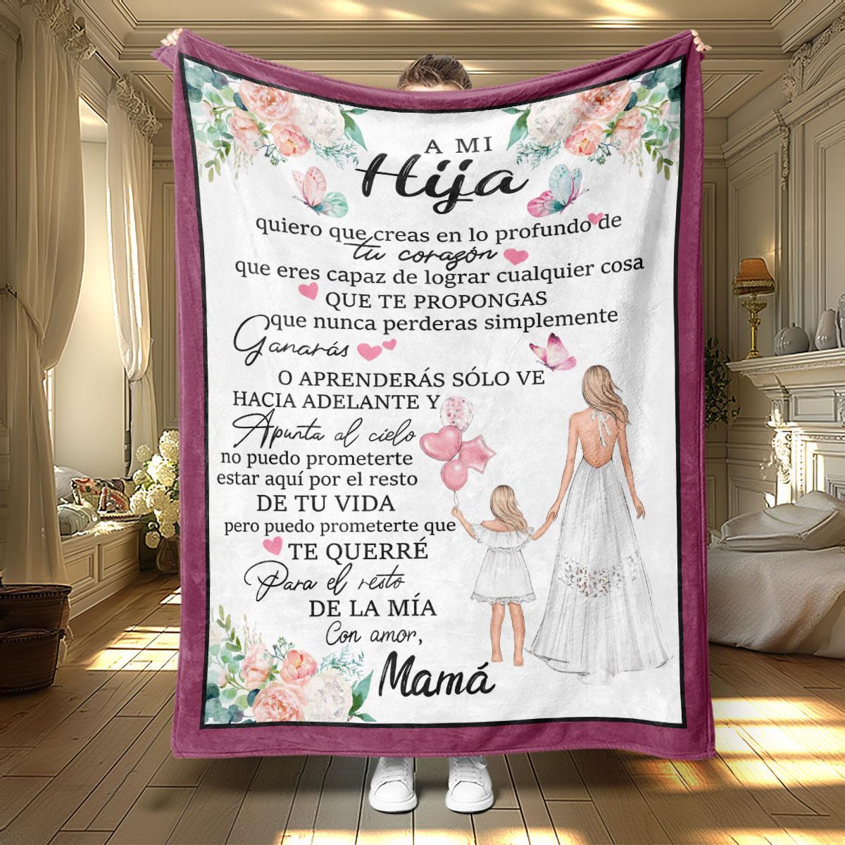 Figure & Letter Graphic Soft Blanket