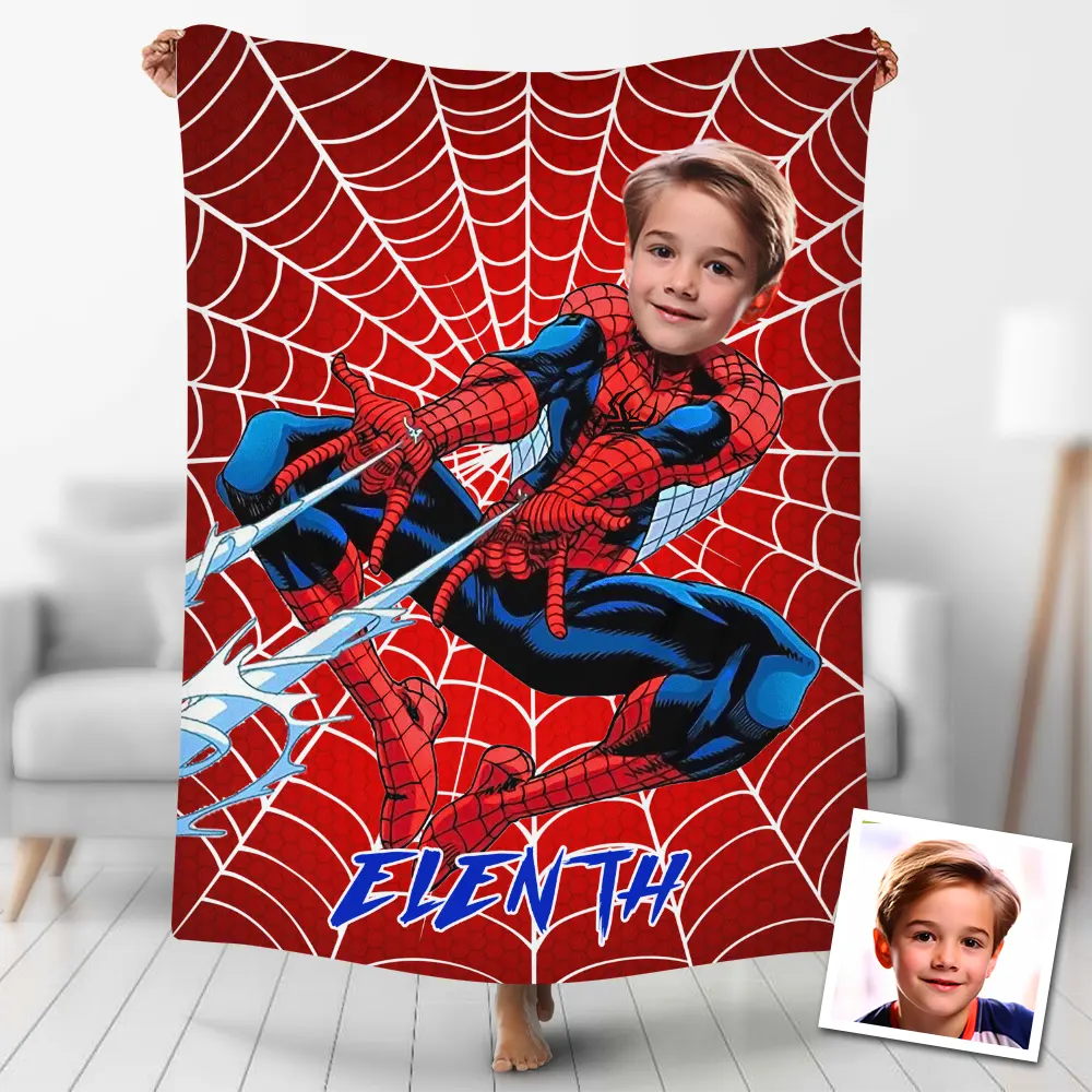 Personalized Superhero Blankets for Kids