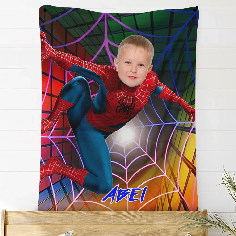 Custom Blankets Personalized Customized Superhero Fleece Blankets