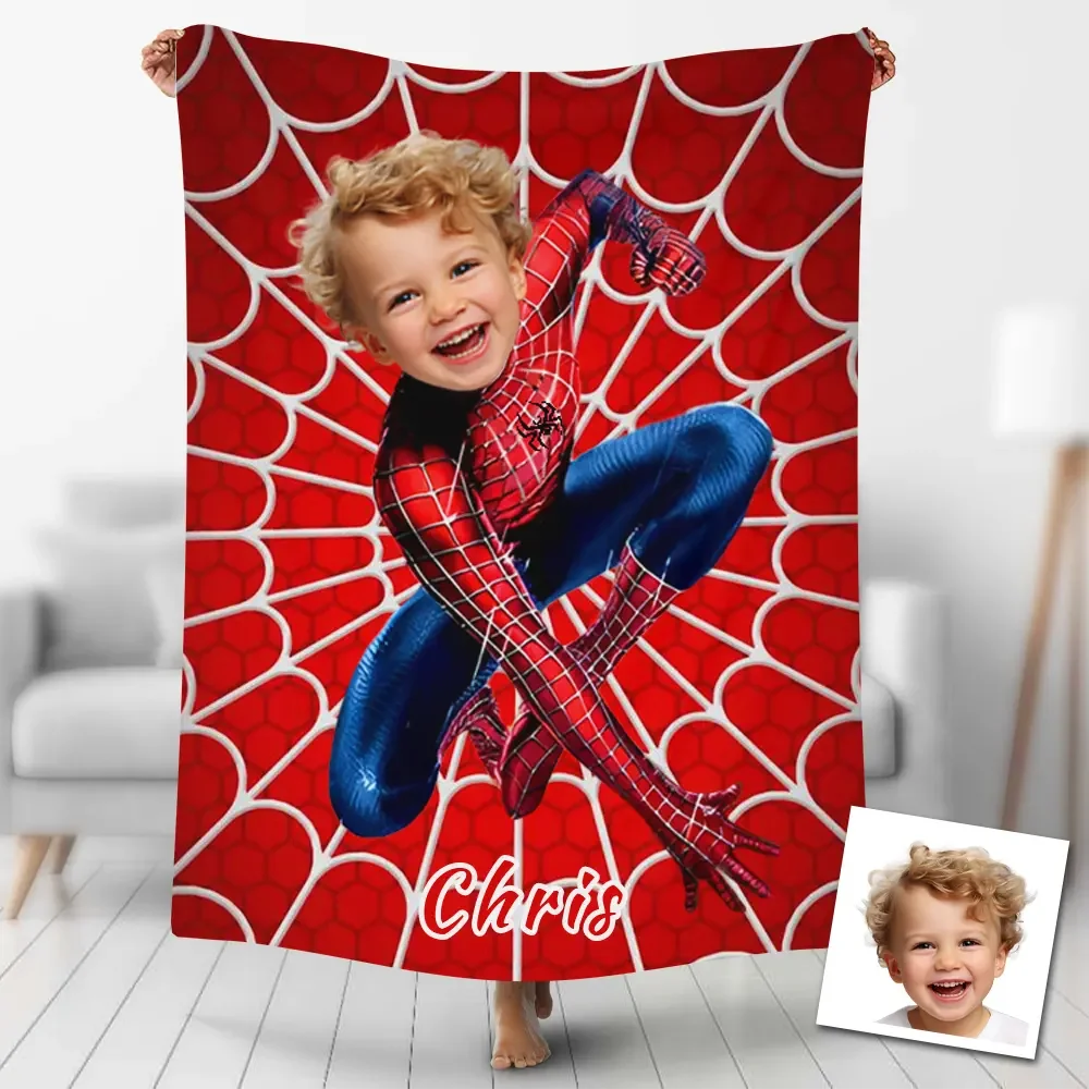 Custom Blankets Personalized Customized Superhero Fleece Blankets