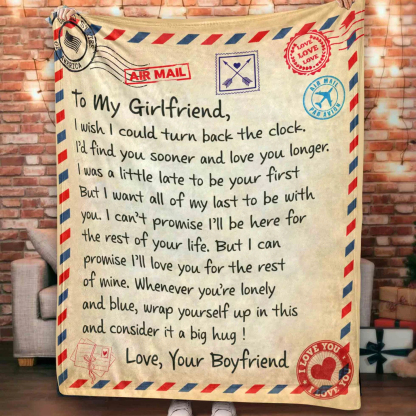 Personalized Love Letter Blanket For Her