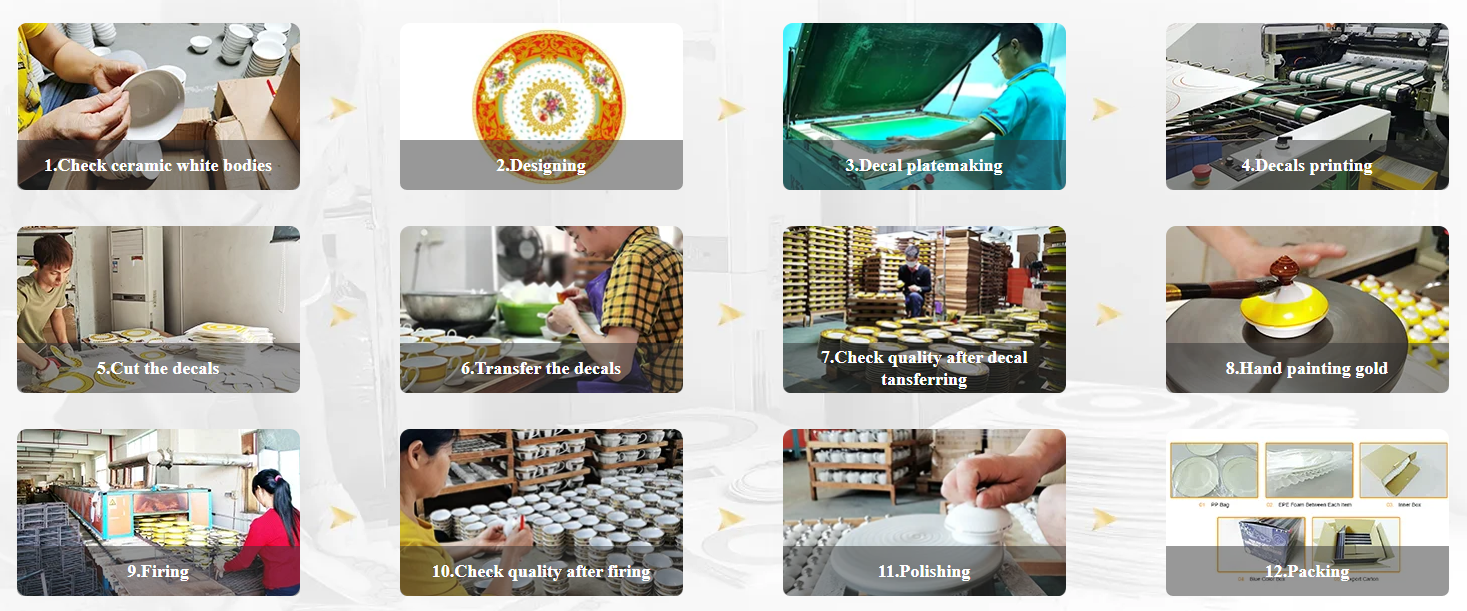 Luxury 24pcs Designer Royal Porcelain Dinner Set Bone China Ceramic Manufacturer Luxury Gold Dinnerware Set for 6 person 