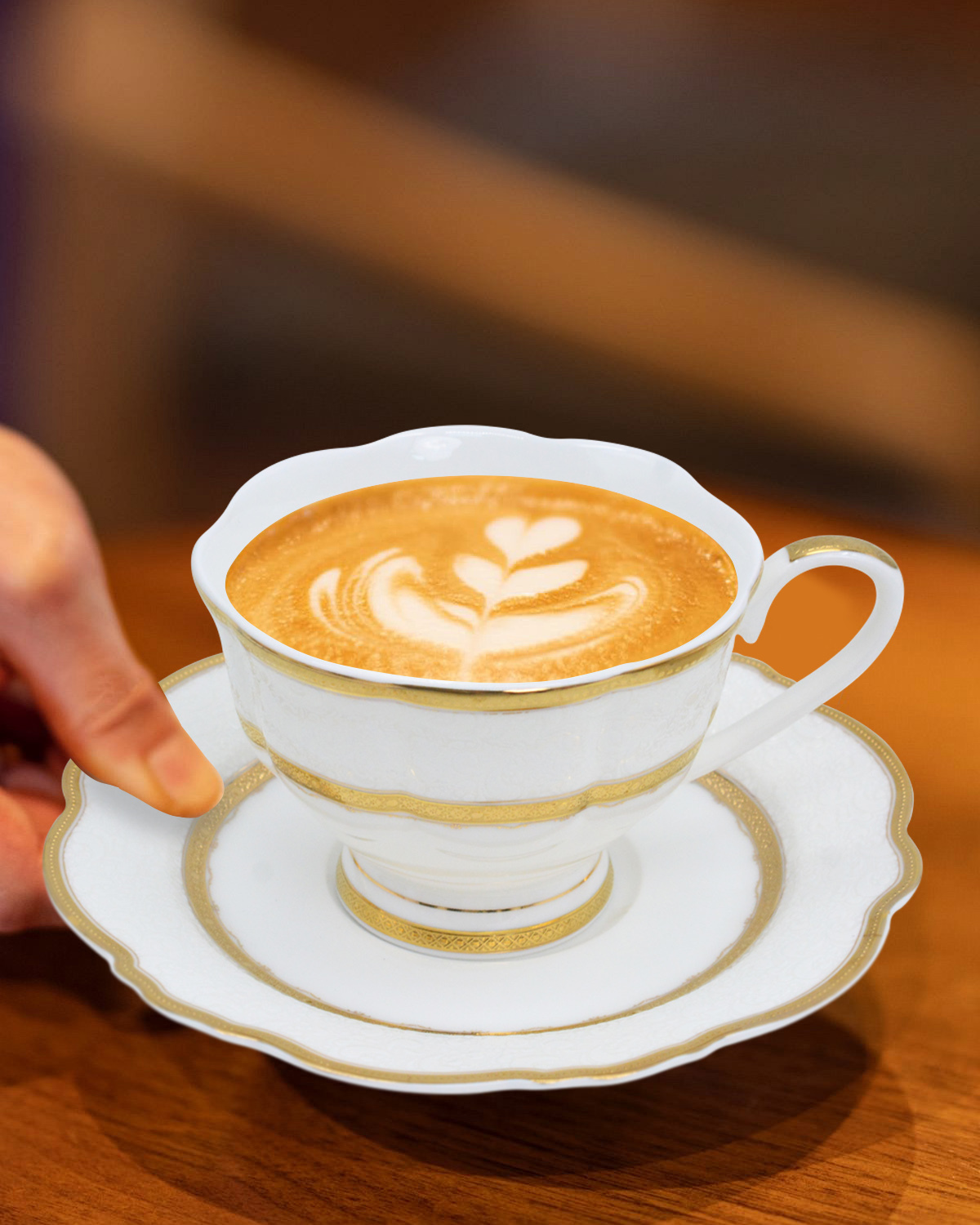 17pcs British luxury classic design tea cup set for woman gifts afternoon tea set 