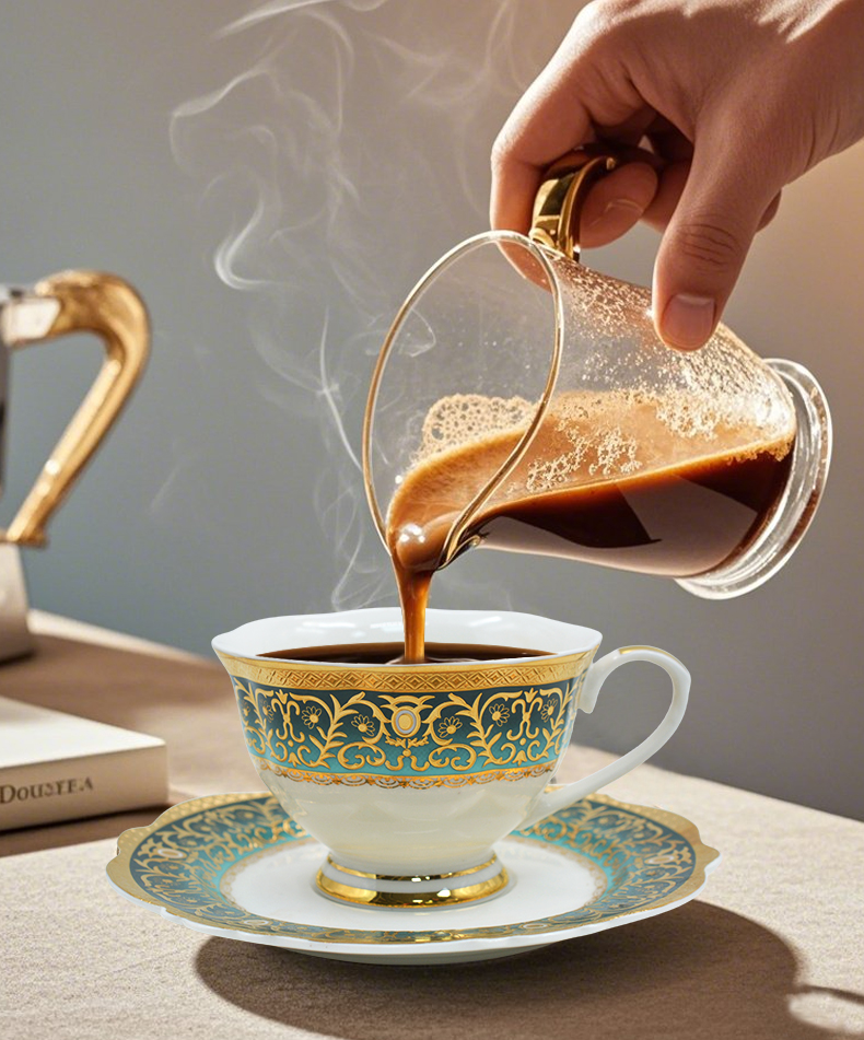 7 oZ  200cc Stackable Ceramic bone china Coffee Mugs with Texture Patterns for Man Woman Dad Mom Modern tea cup set for Latte Cappuccino Cocoa Dishwasher Safe